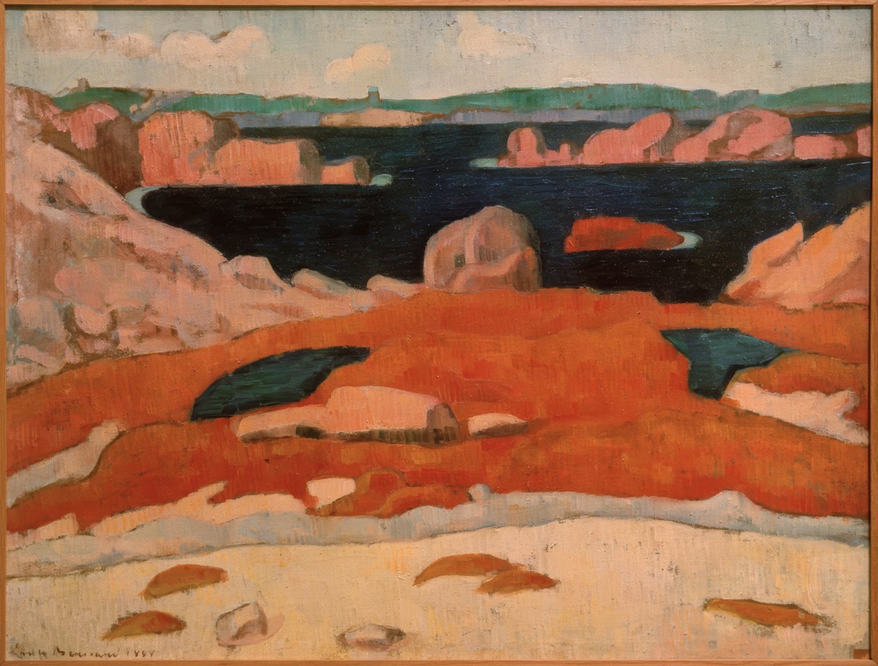 El mar salvaje, Saint-Briac de Emile Bernard