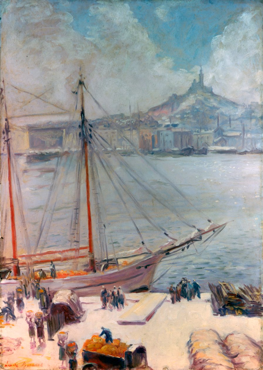 Muelle de Marsella, 1929 de Emile Bernard
