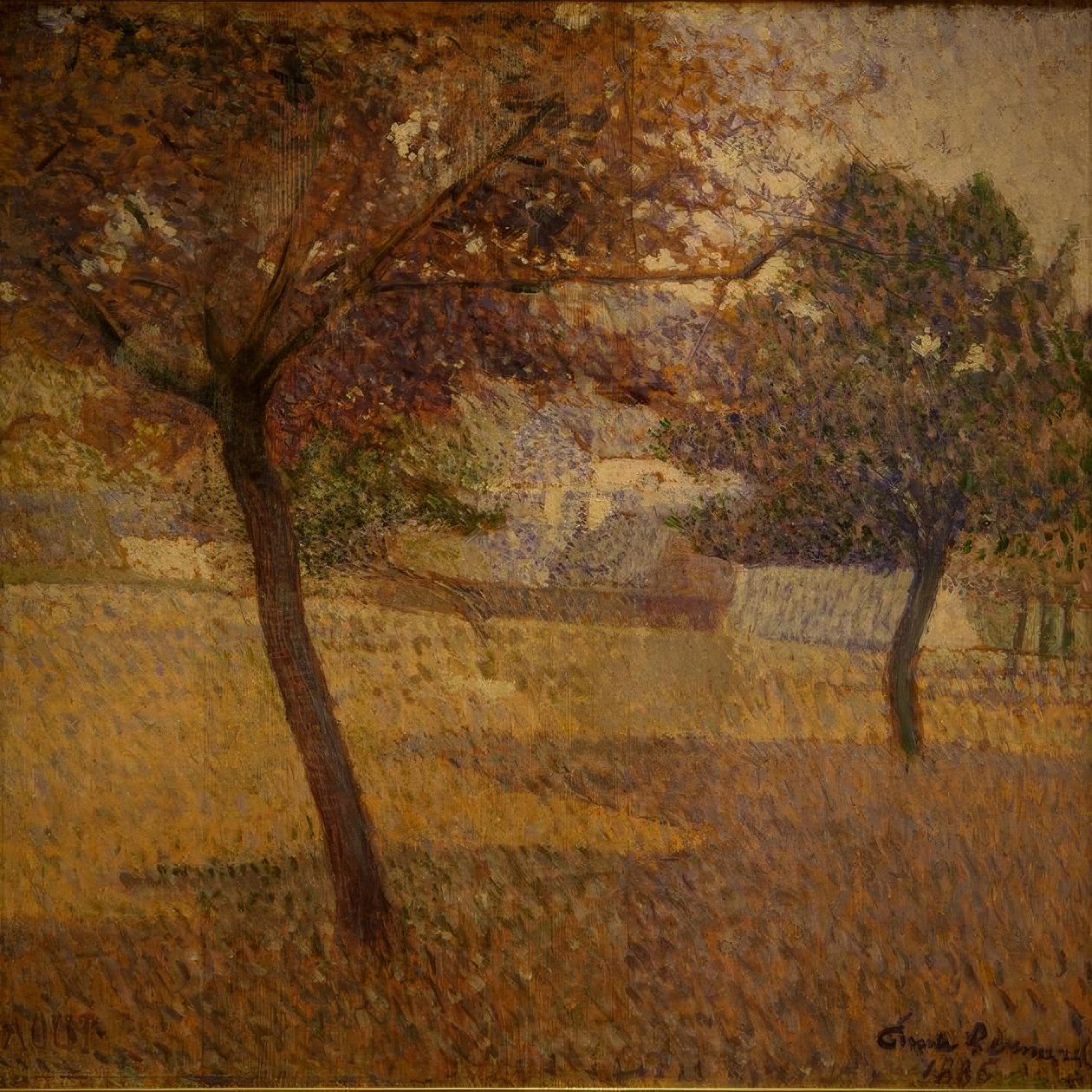 Huerto en Pont-Aven de Emile Bernard