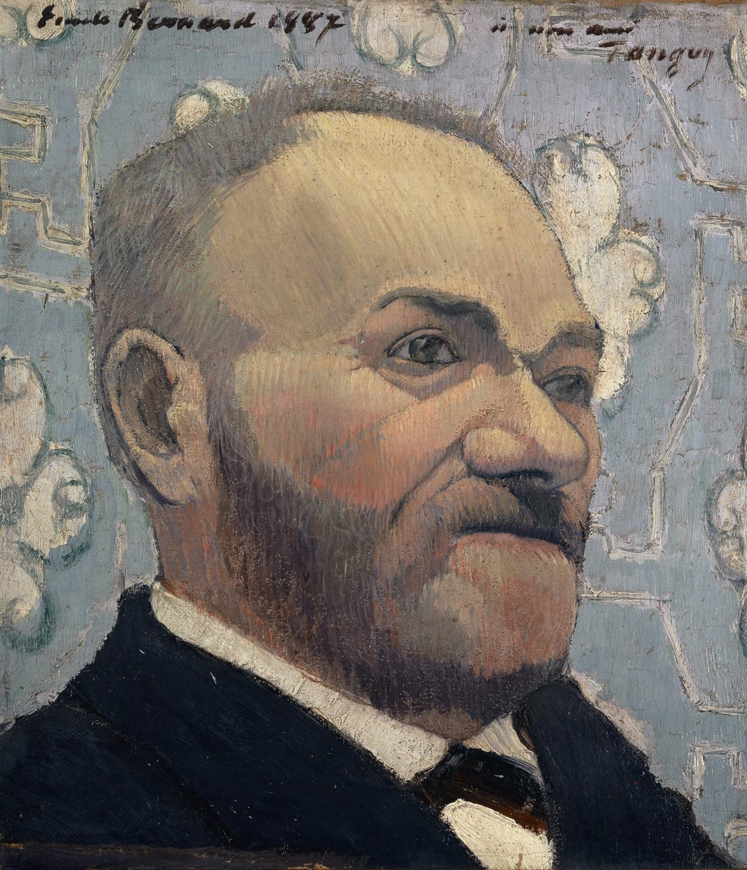 Retrato del Padre Tanguy, 1887 de Emile Bernard