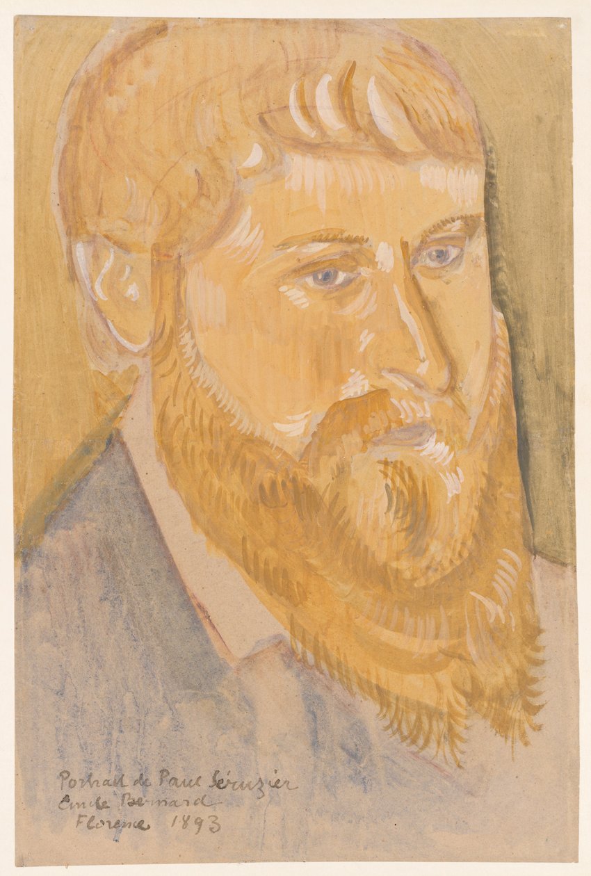 Retrato de Paul Sérusier de Emile Bernard