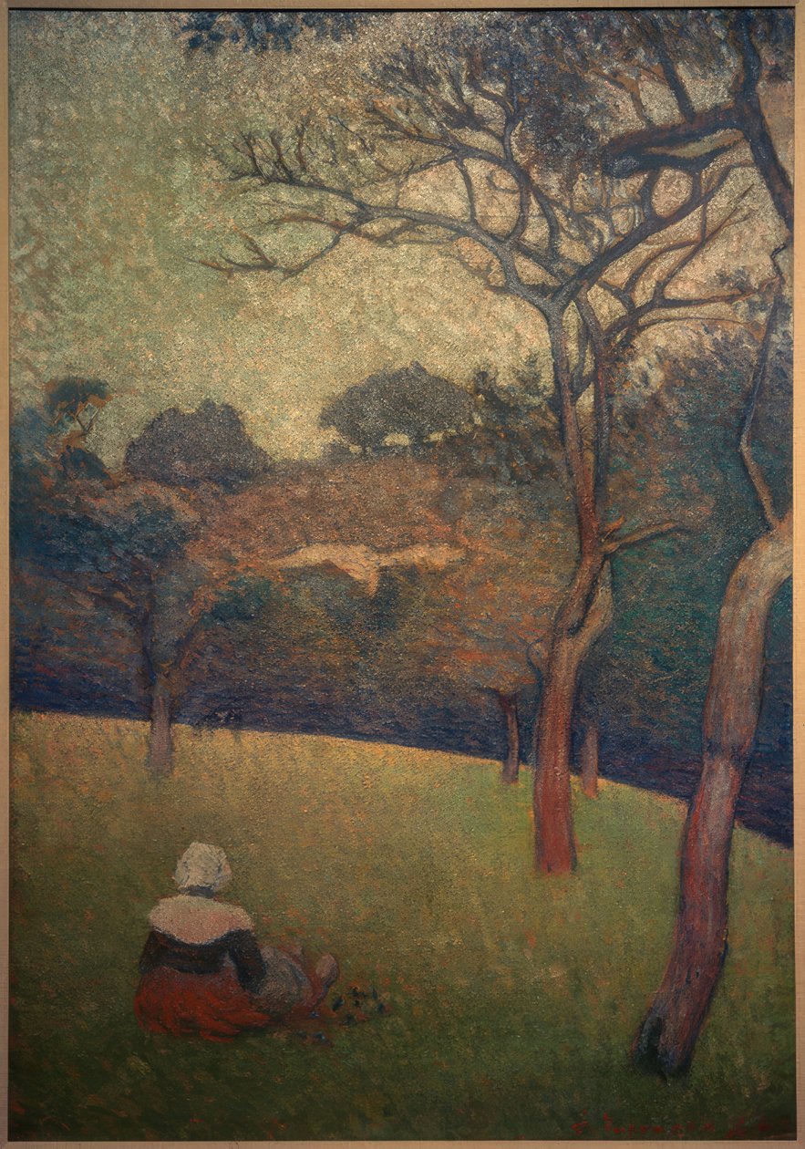 Bretona sentada de Emile Bernard