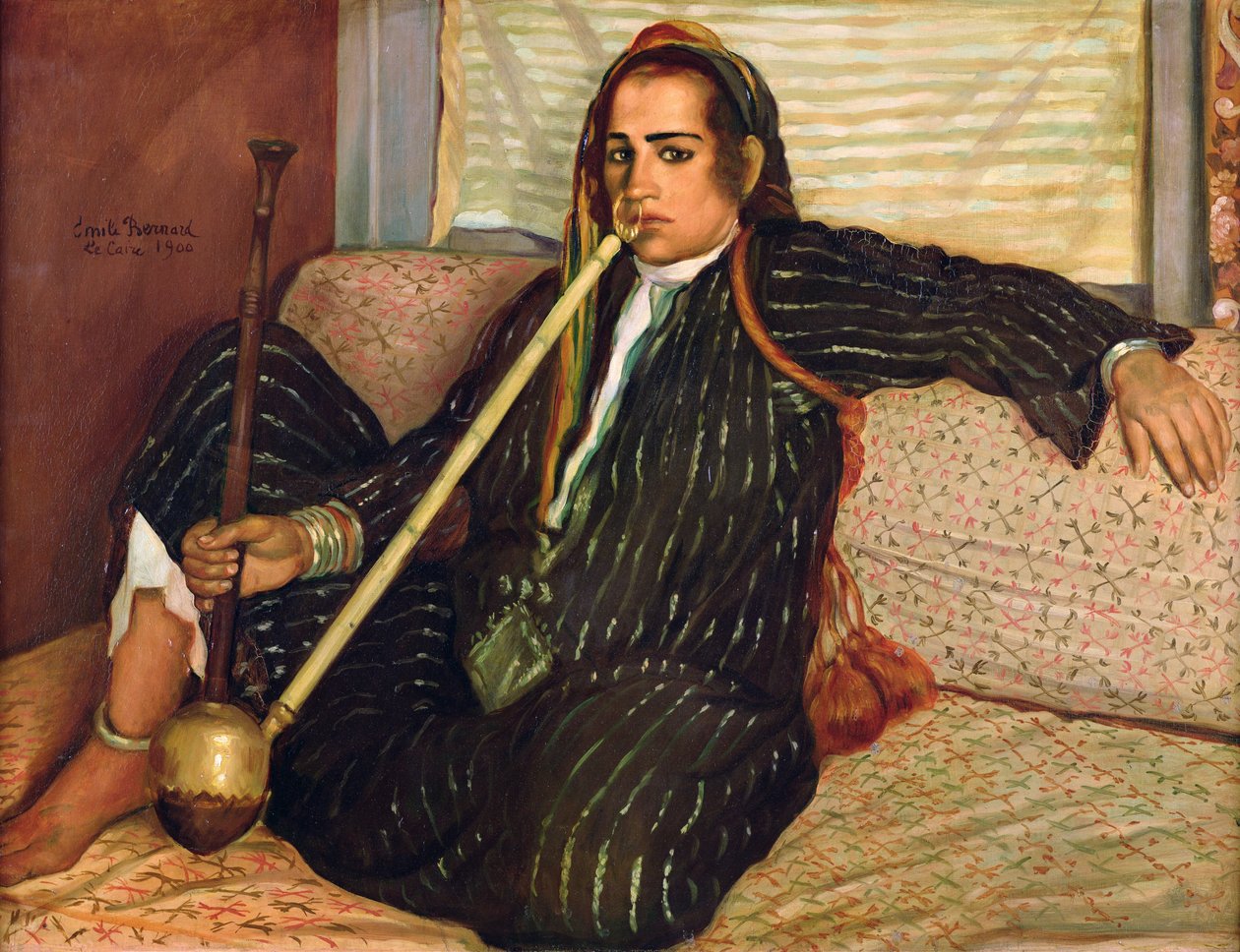 Fumando hachís, 1900 de Emile Bernard