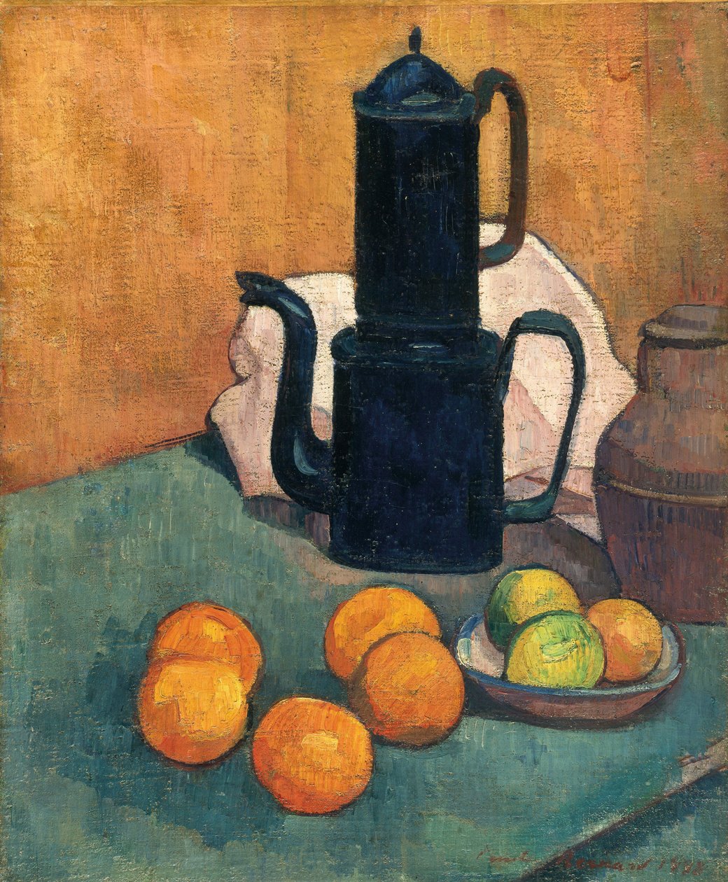 La cafetera azul de Emile Bernard