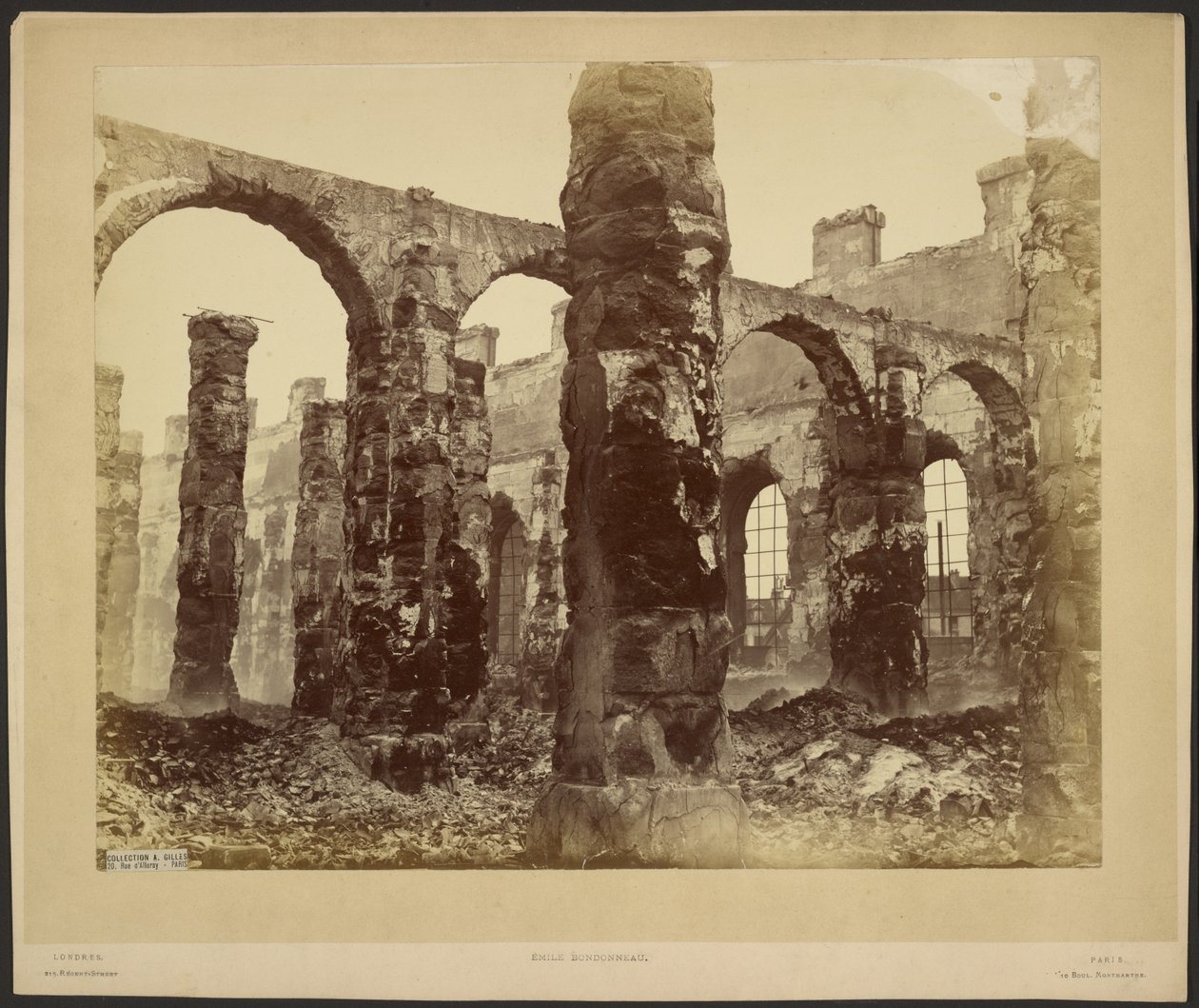 [Ruinas del edificio] de Emile Bondonneau
