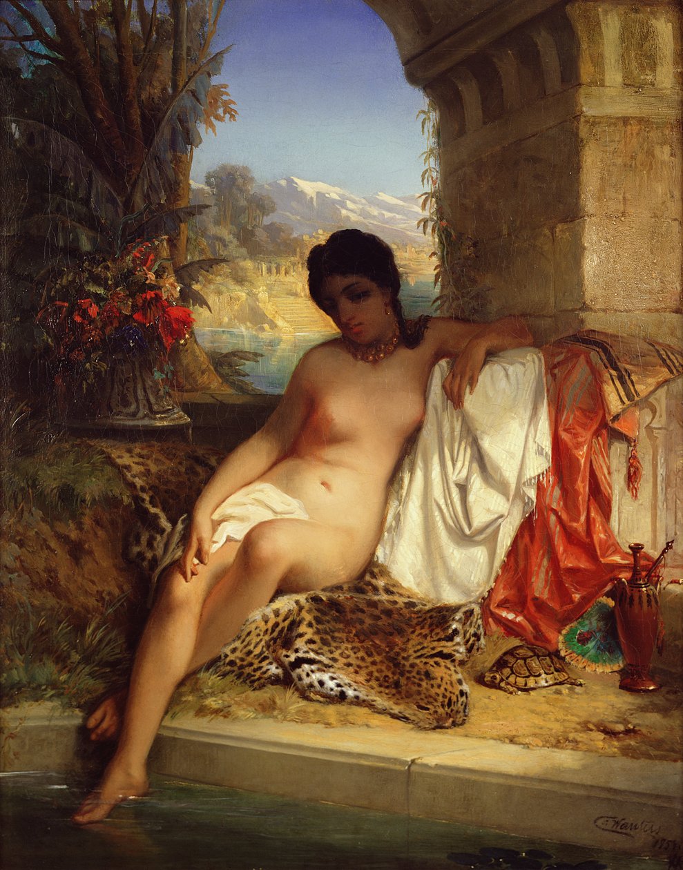 Odalisca, c.1880 de Emile Charles Wauters