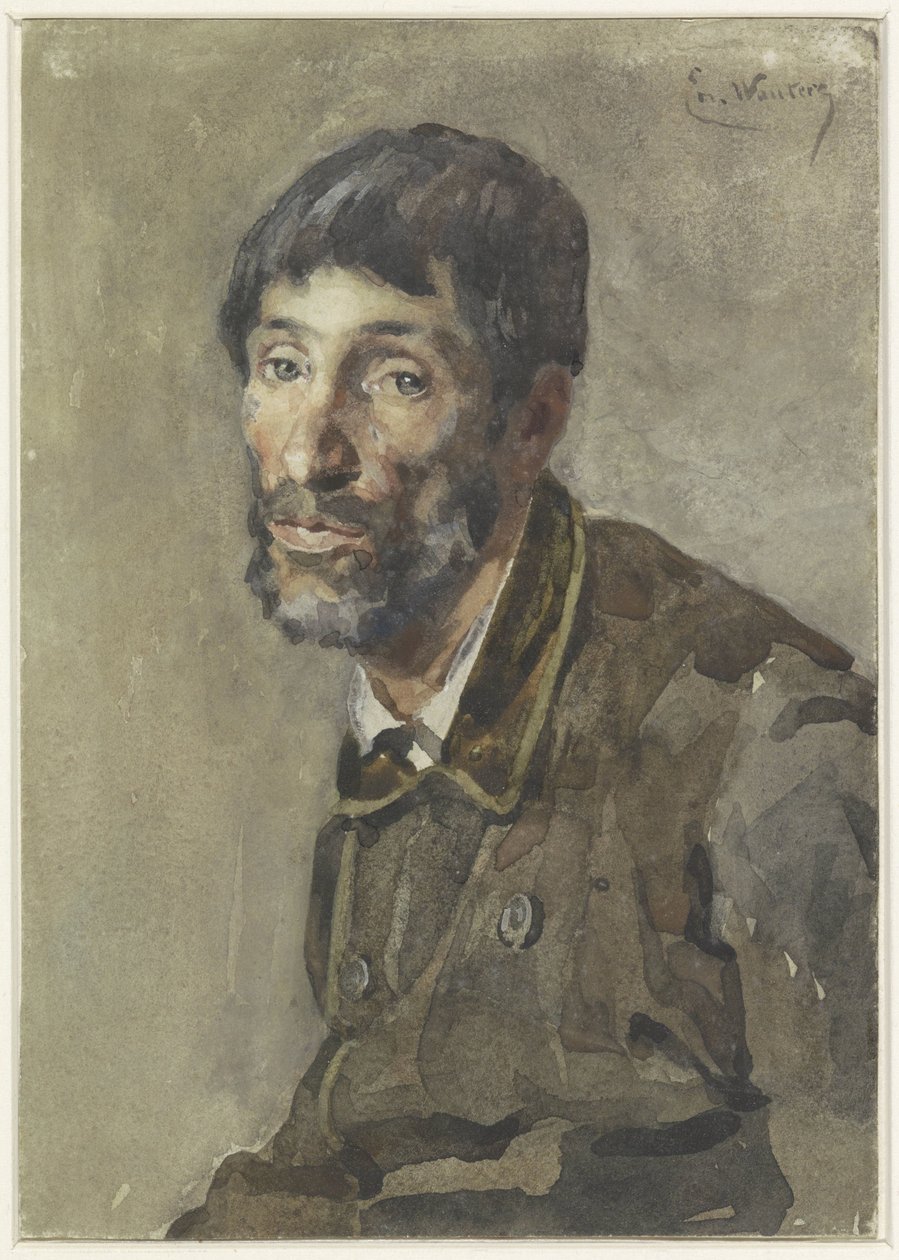 Retrato de un hombre de Emile Charles Wauters