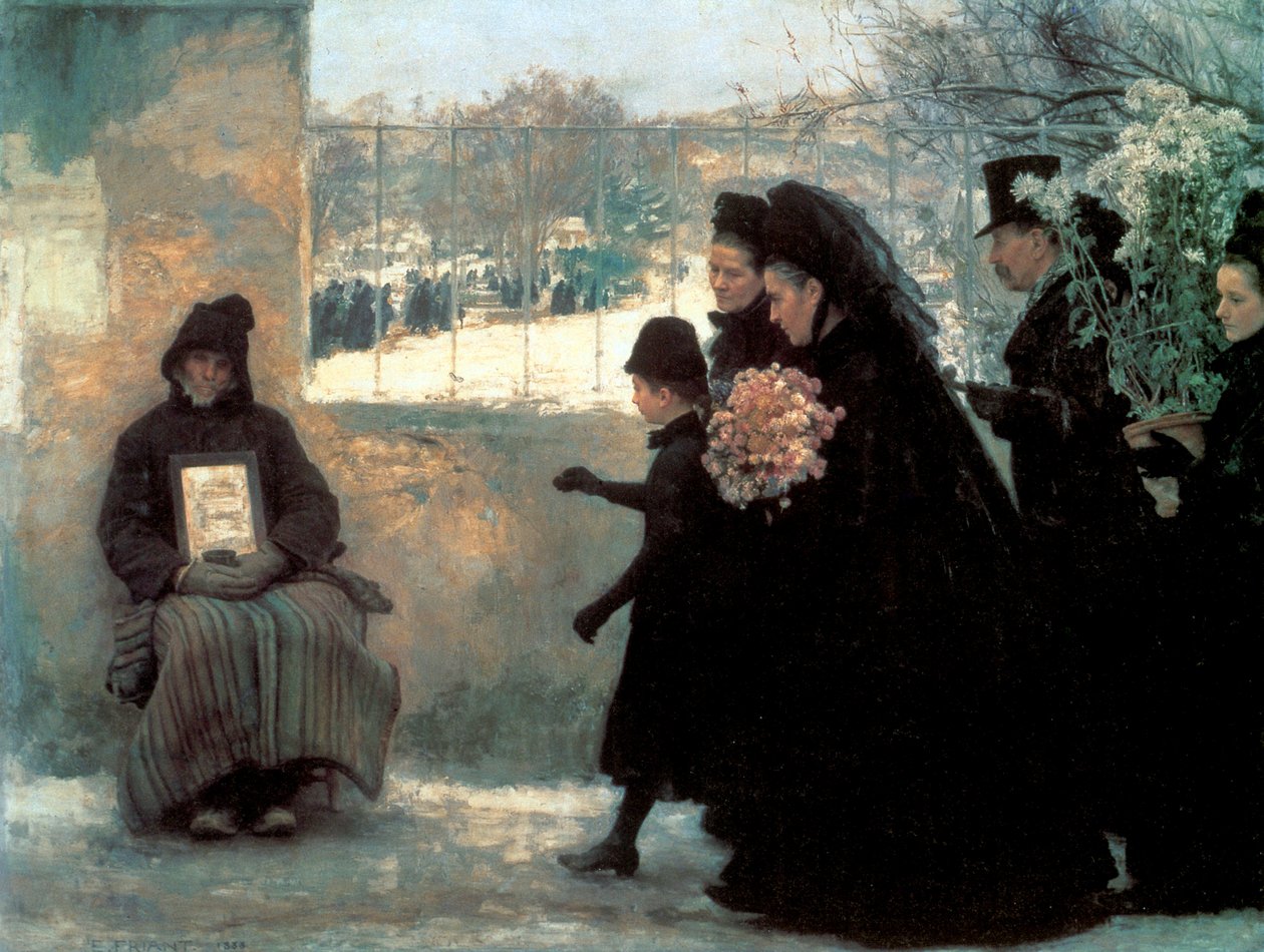Día de Todos los Santos, 1888 de Emile Friant