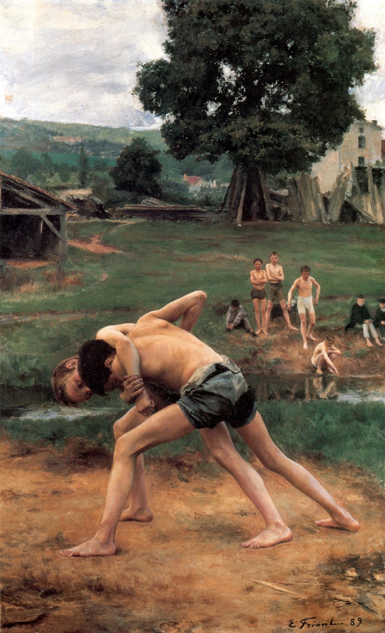 La Lucha, 1889 de Emile Friant
