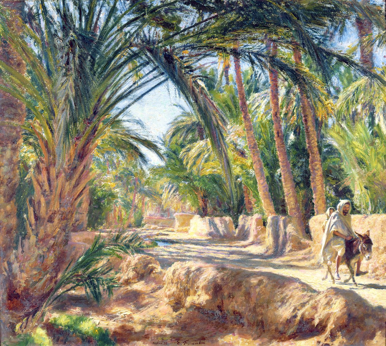 En el camino a Biskra de Emile Friant