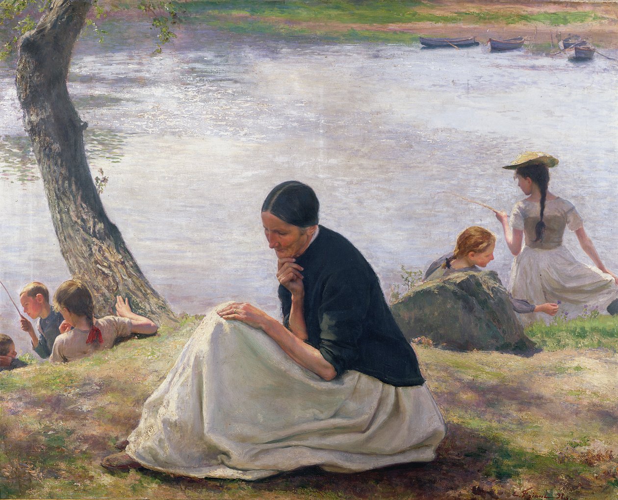 Recuerdo, 1891 de Emile Friant