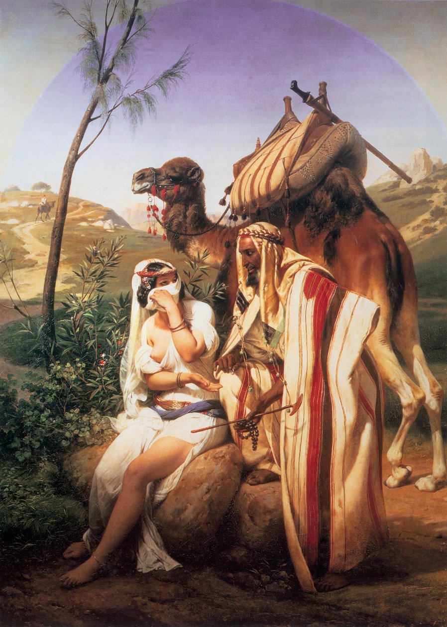 Judá y Tamar de Emile Jean Horace Vernet