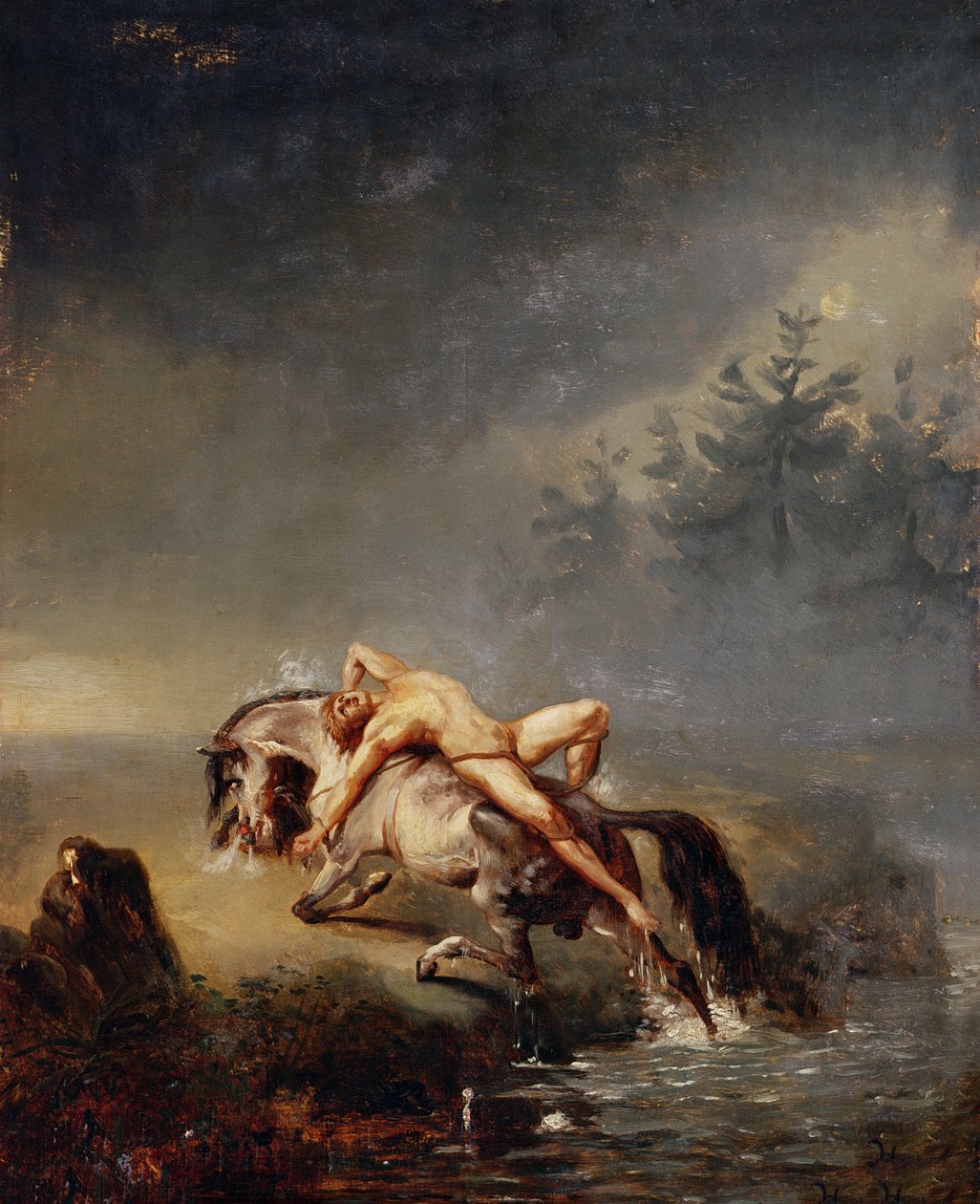 Mazeppa de Emile Jean Horace Vernet