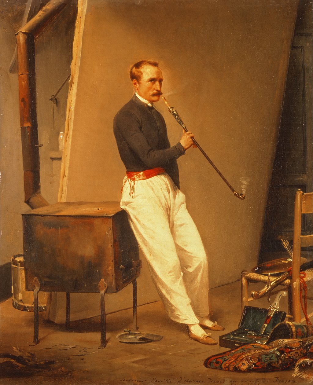 Autorretrato de Emile Jean Horace Vernet