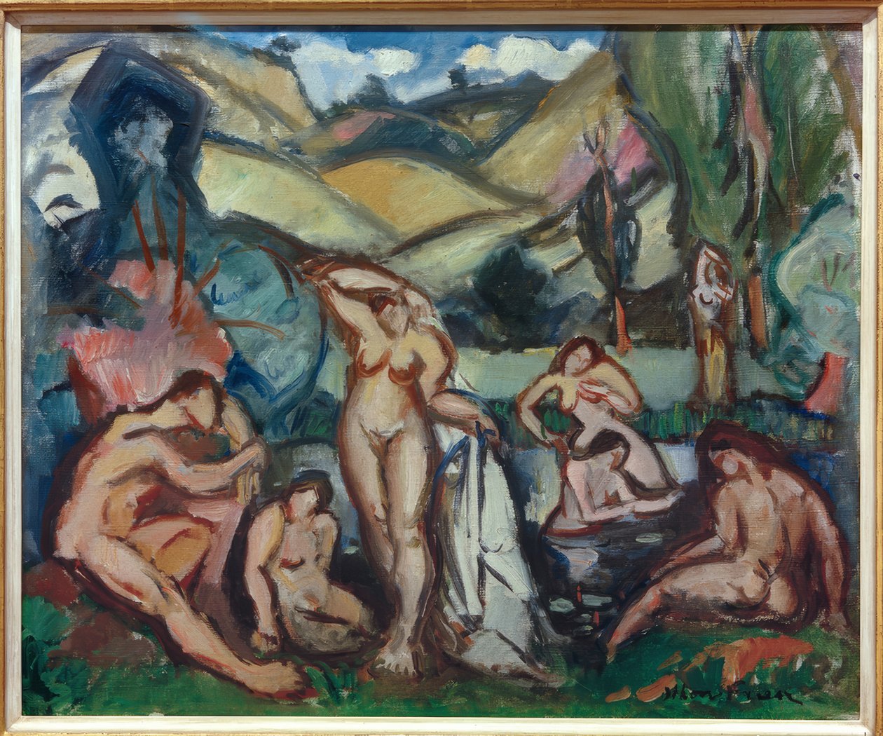 Mujeres bañándose de Emile Othon Friesz