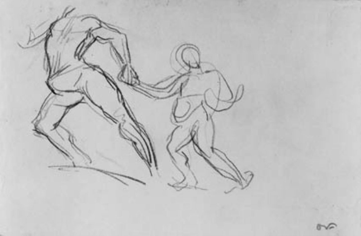 Dos figuras en movimiento de Emile Othon Friesz