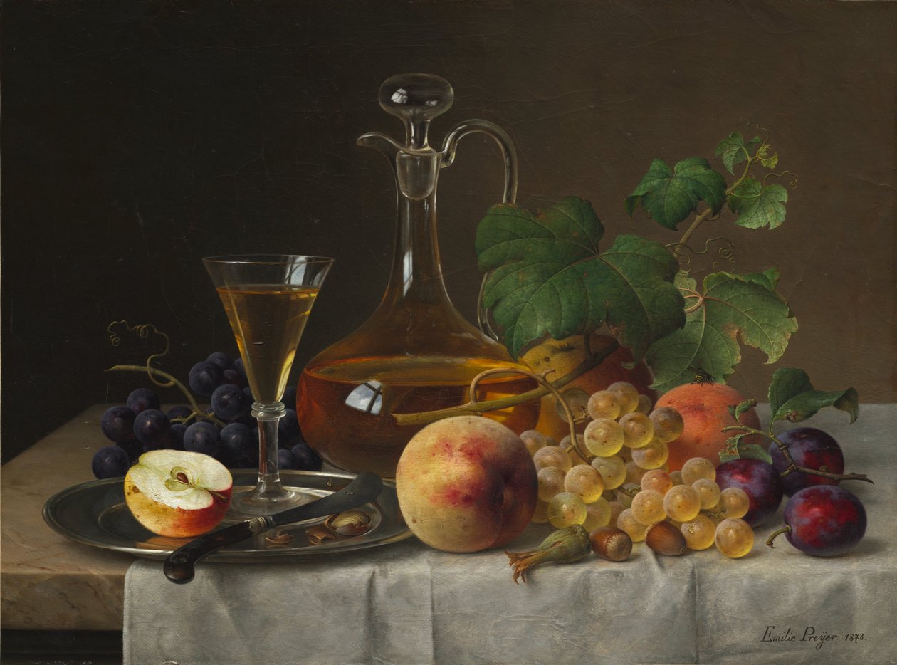 Bodegón con fruta de Emilie Preyer