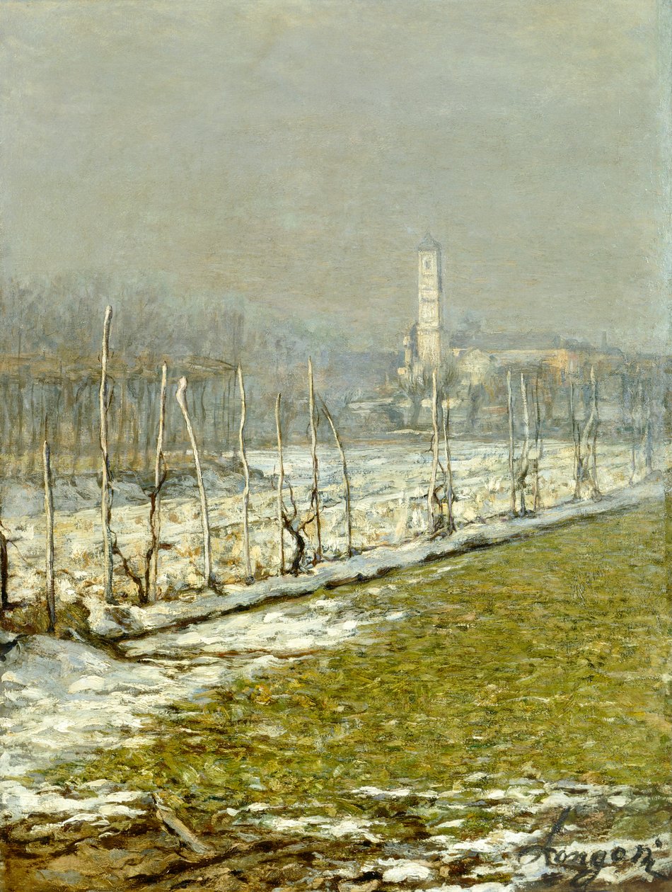 Paisaje. Sol de invierno de Emilio Longoni