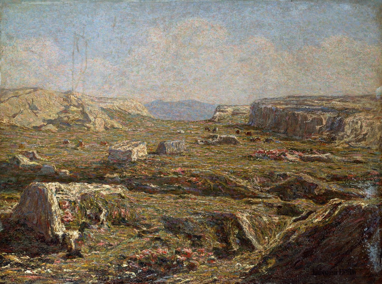Paisaje rocoso de Emilio Longoni