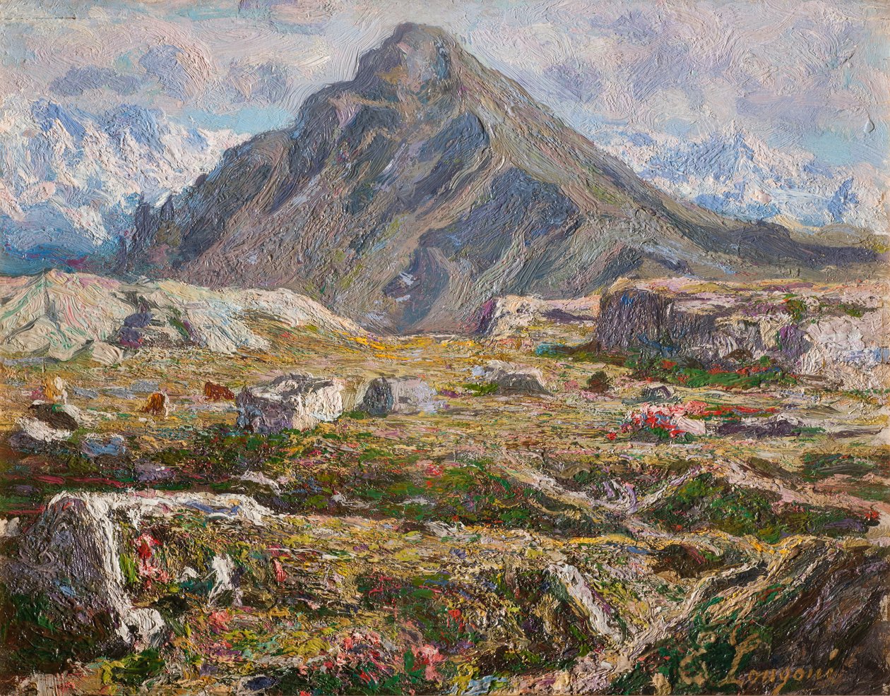El Diente de Baitón (óleo sobre lienzo) de Emilio Longoni