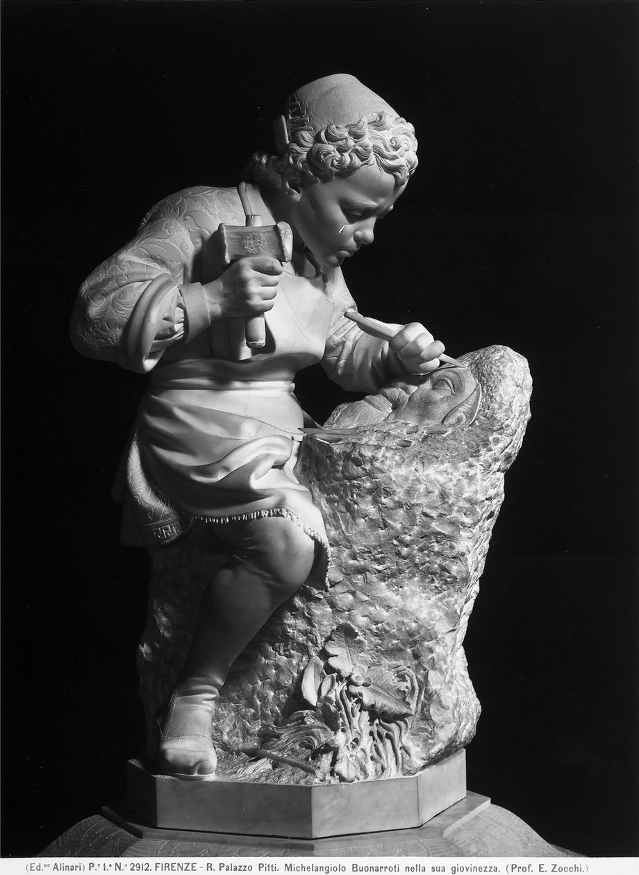Miguel Ángel de niño de Emilio Zocchi