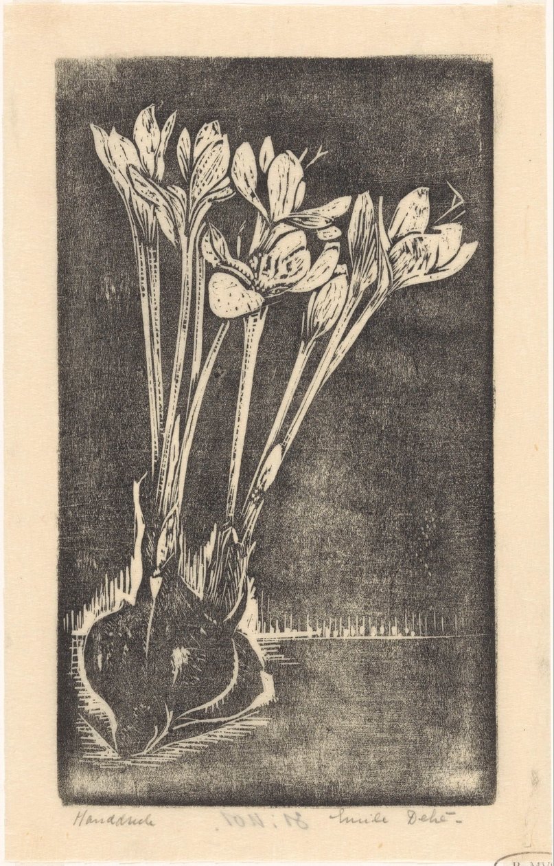 Cardo de otoño de Emilius Wilhelmus Dehé (signed by artist)