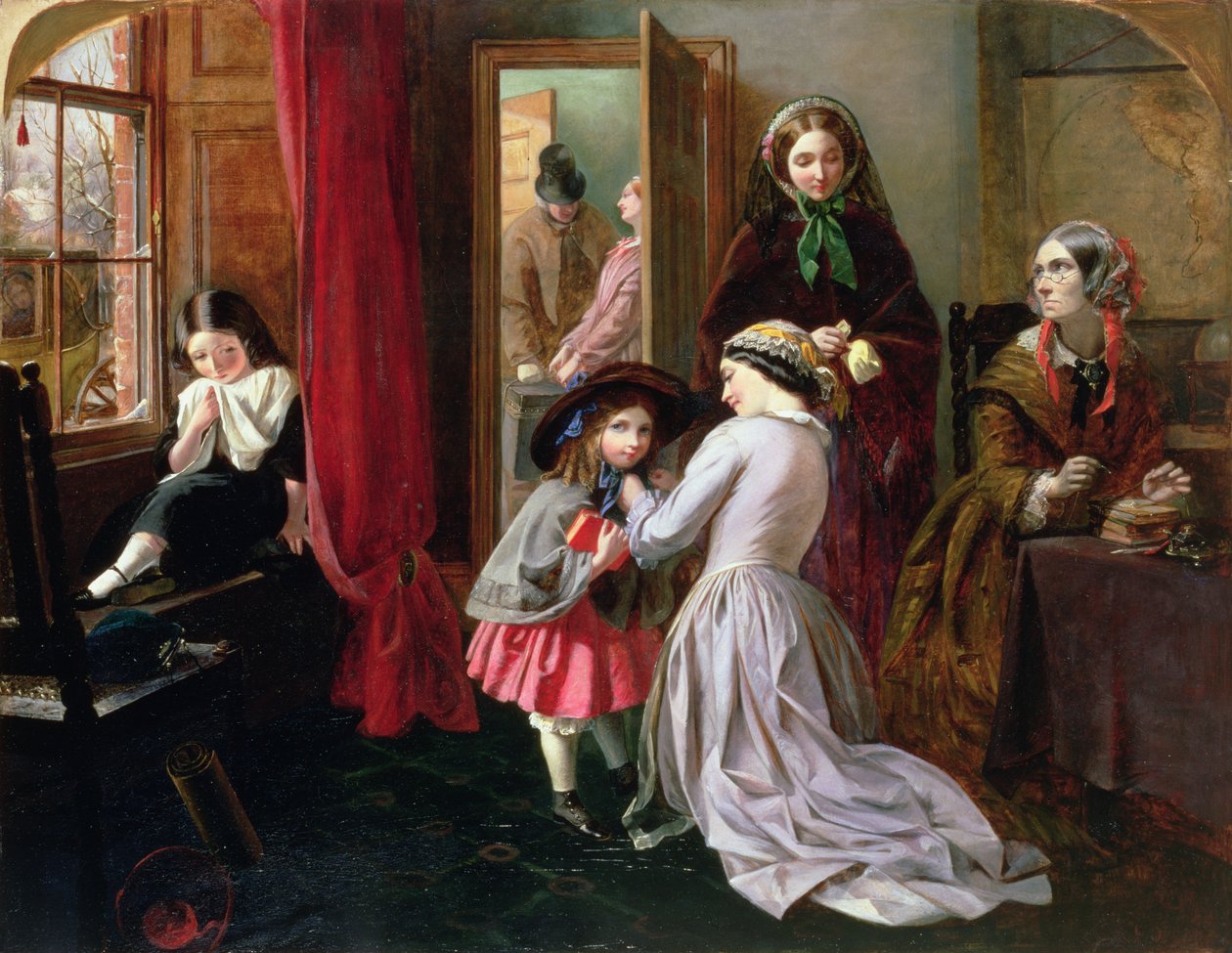 Pensamientos del hogar, 1856 de Emily Mary Osborn
