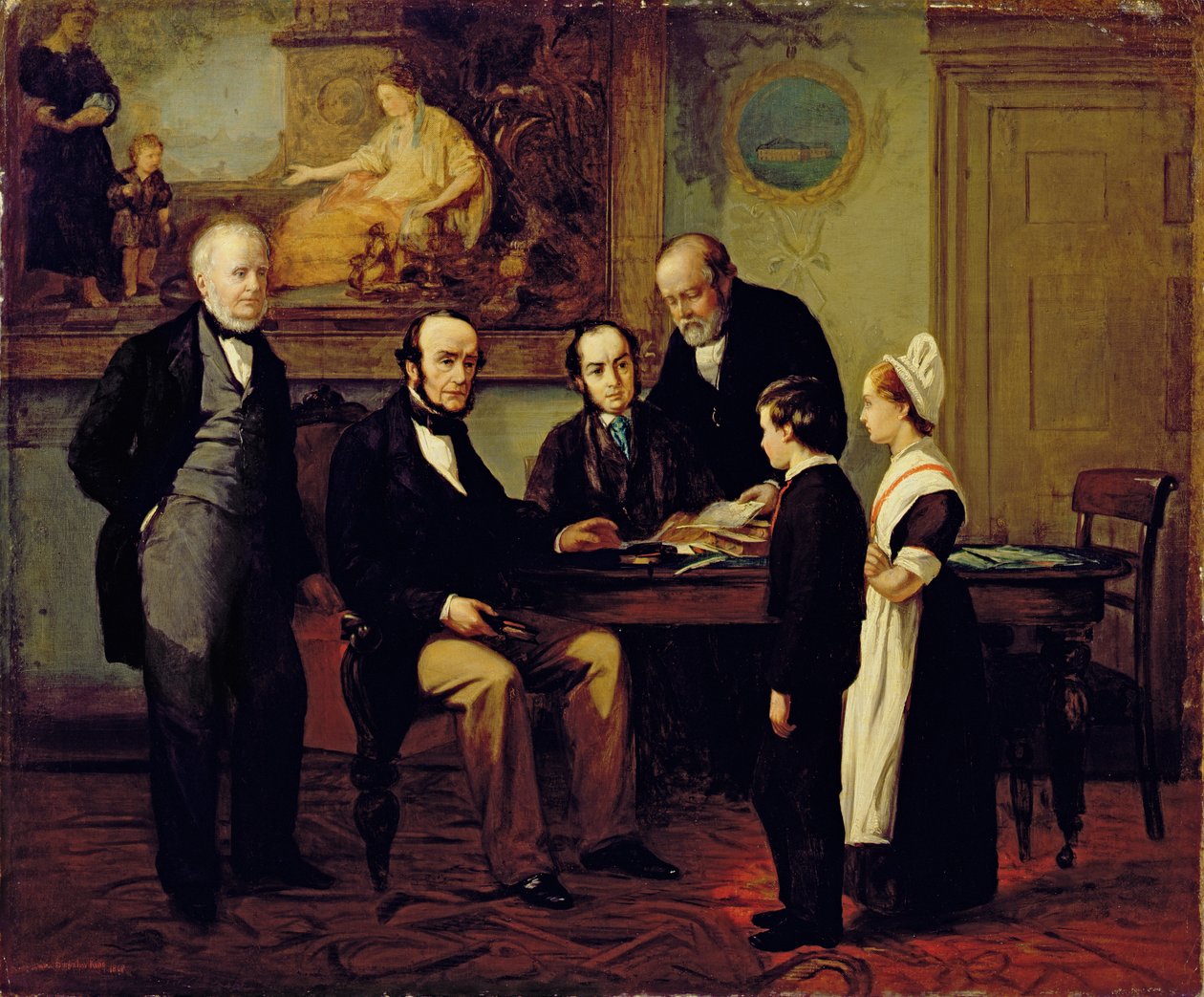 Despidiéndose, 1868 de Emma Brownlow