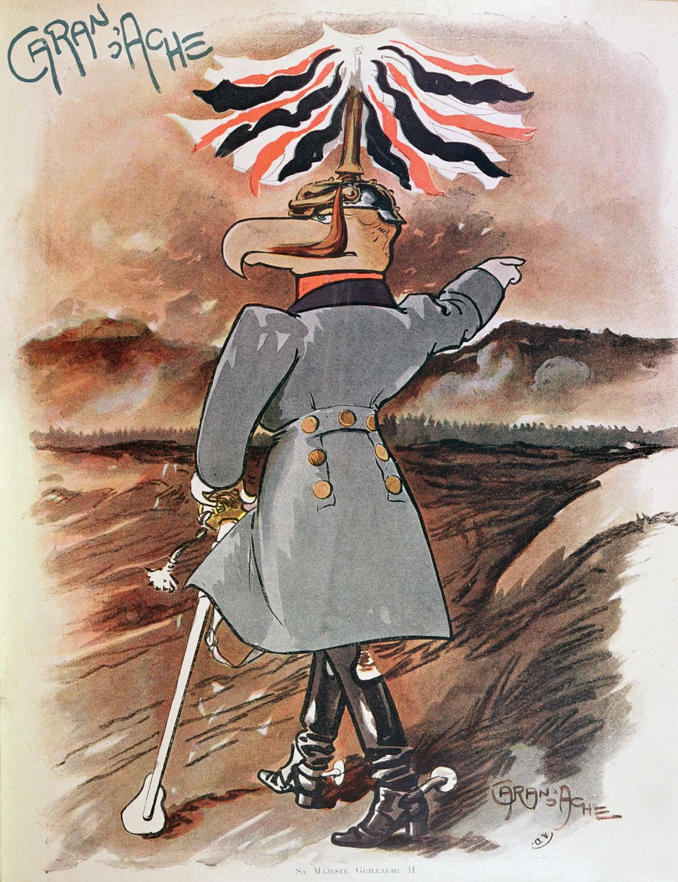 Kaiser Wilhelm II (1859-1941) c.1902 de Emmanuel Poire Caran D