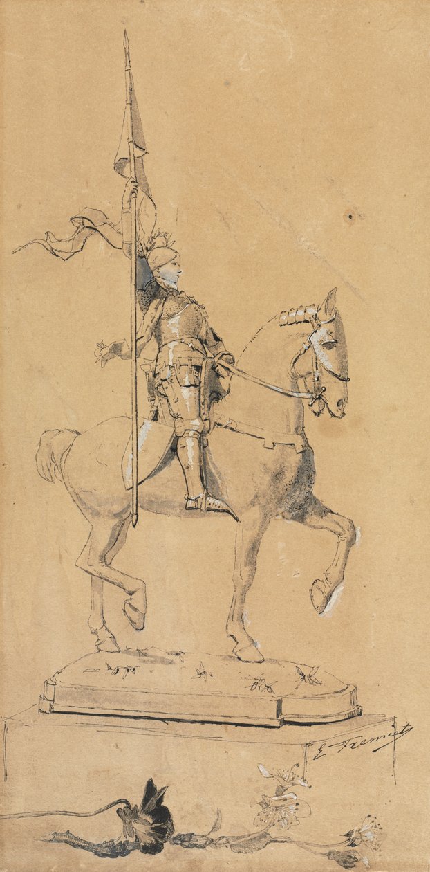 Juana de Arco a caballo de Emmanuel Fremiet