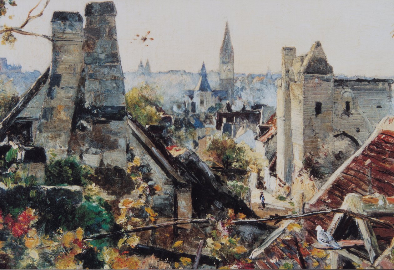 Beaulieu-lès-Loches octubre 1880-89 (óleo sobre lienzo) de Emmanuel Lansyer