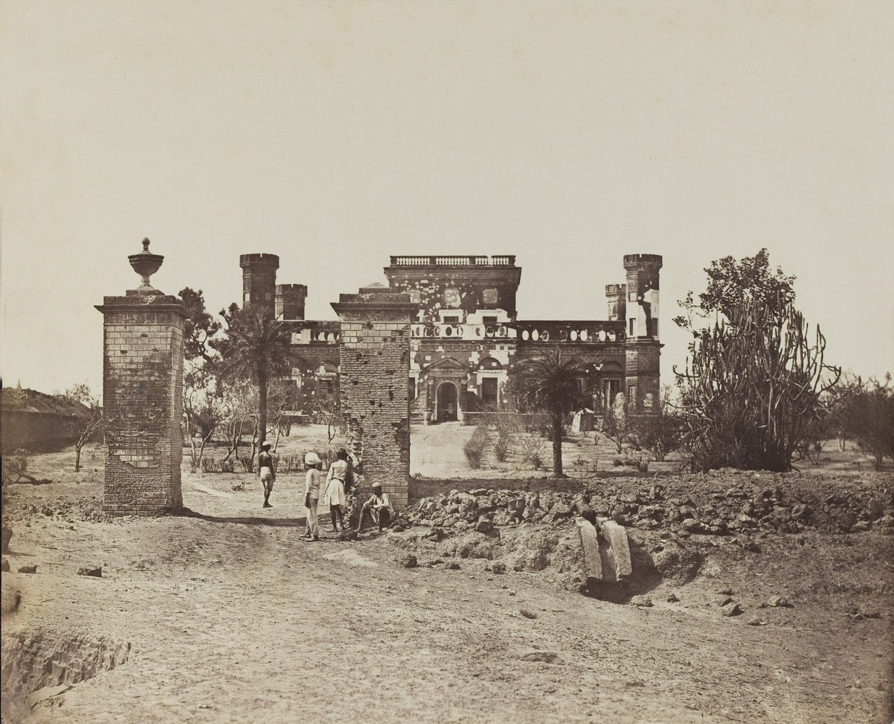 Casa abandonada, c.1858 de English Photographer
