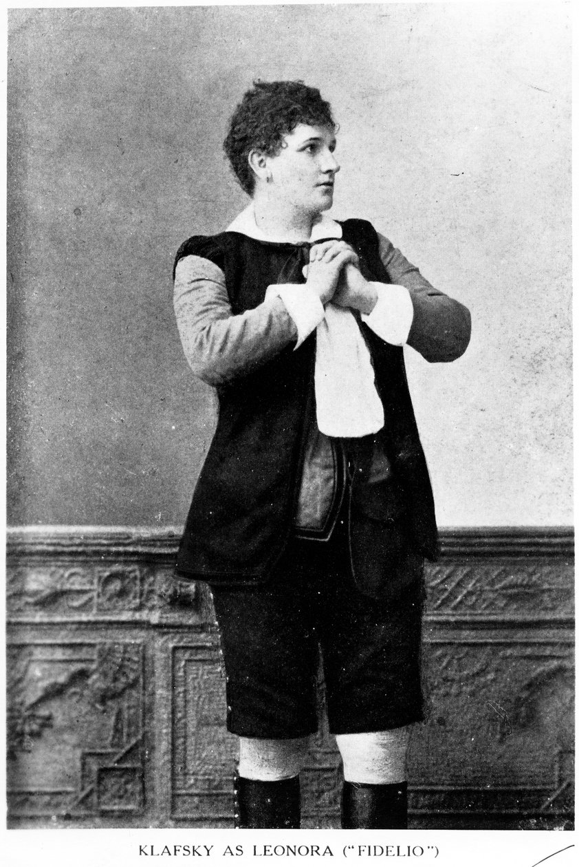 Katherina Klafsky como Leonora de 