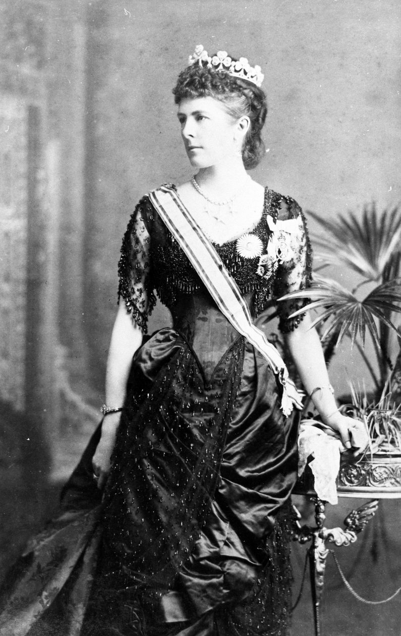 Lady Dufferin como virreina de India, c.1884-88 de English Photographer