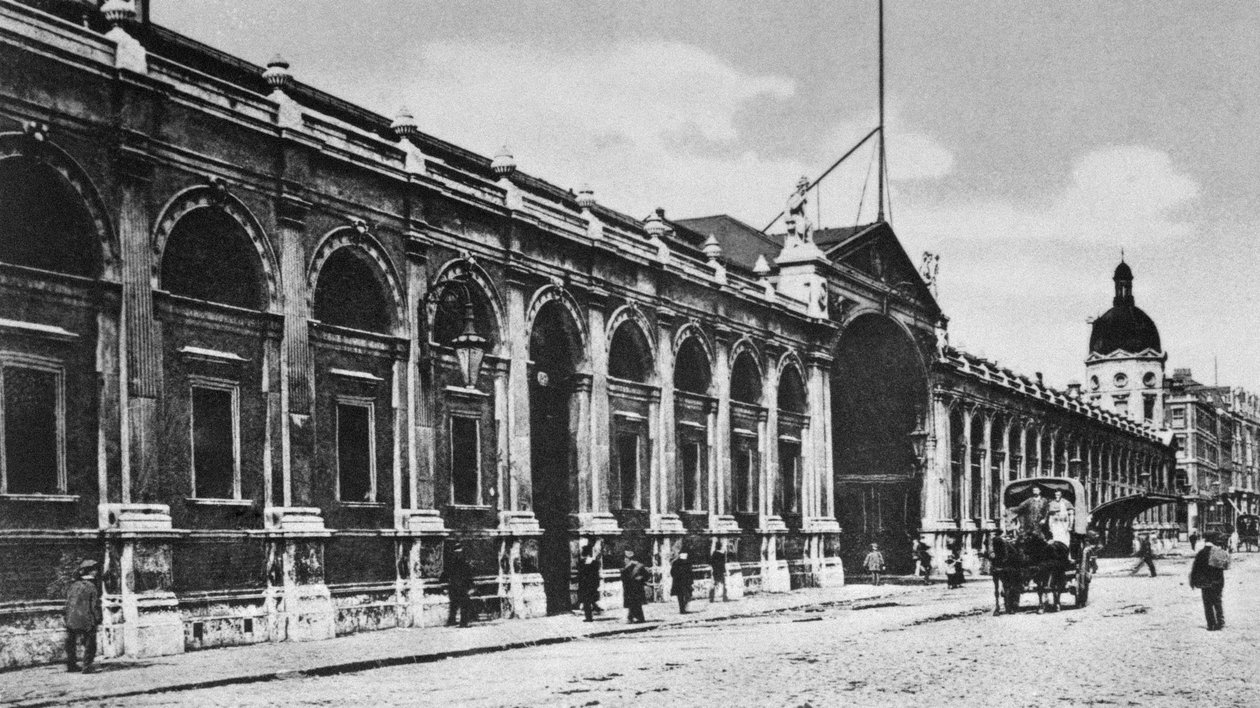 Vista del Mercado de Carne de Smithfield, c.1905 de English Photographer