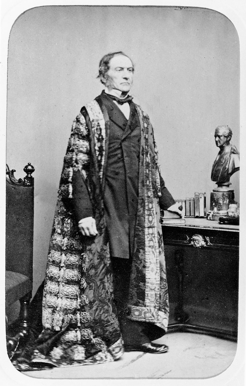 William Ewart Gladstone, c.1860 de English Photographer