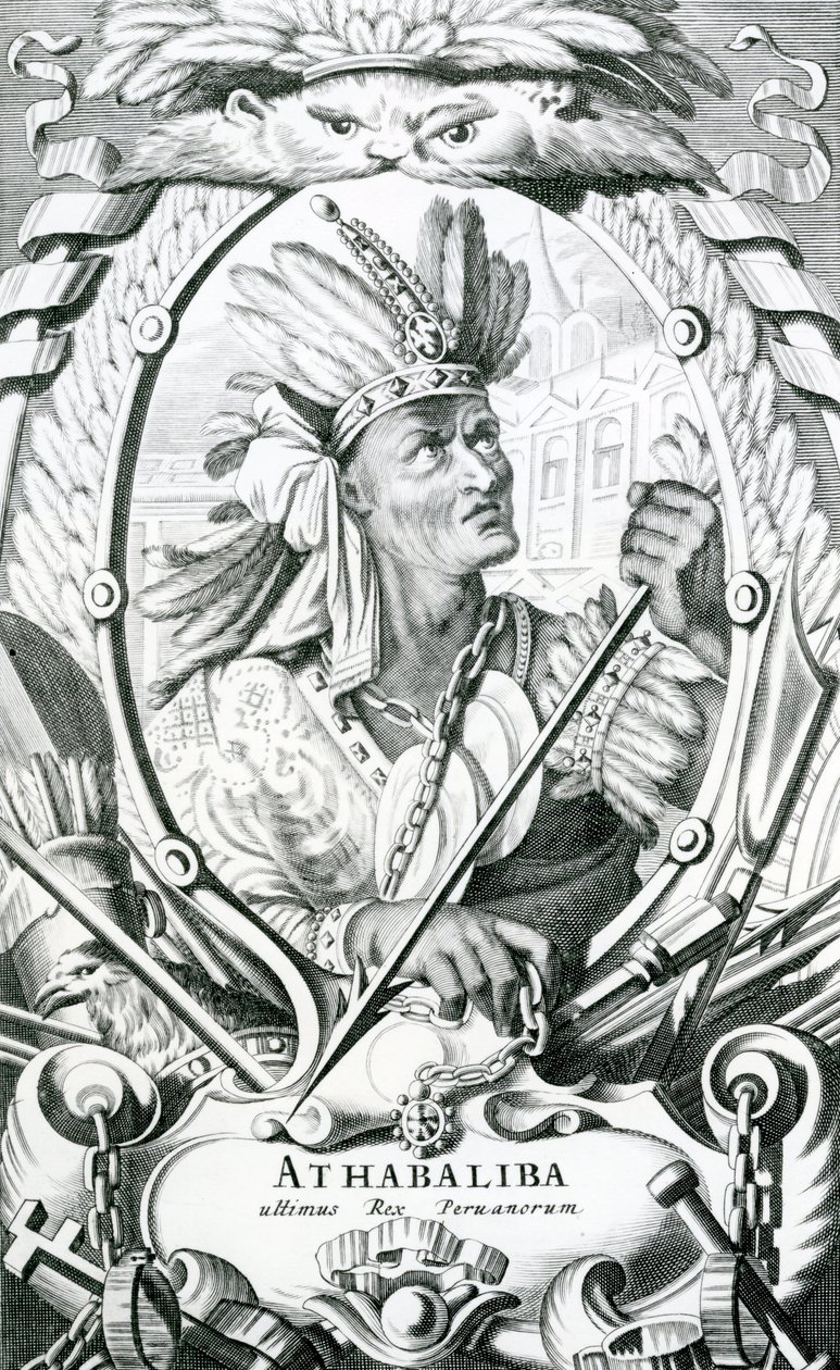 Atabalipa, Rey de Perú (1497-1533) de English School