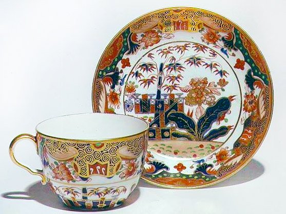 Taza y platillo, c.1815 de English School