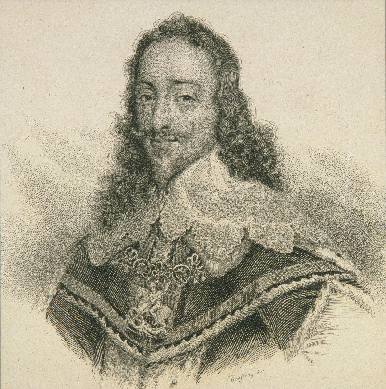 Rey Carlos I de Inglaterra (1600-49) de English School