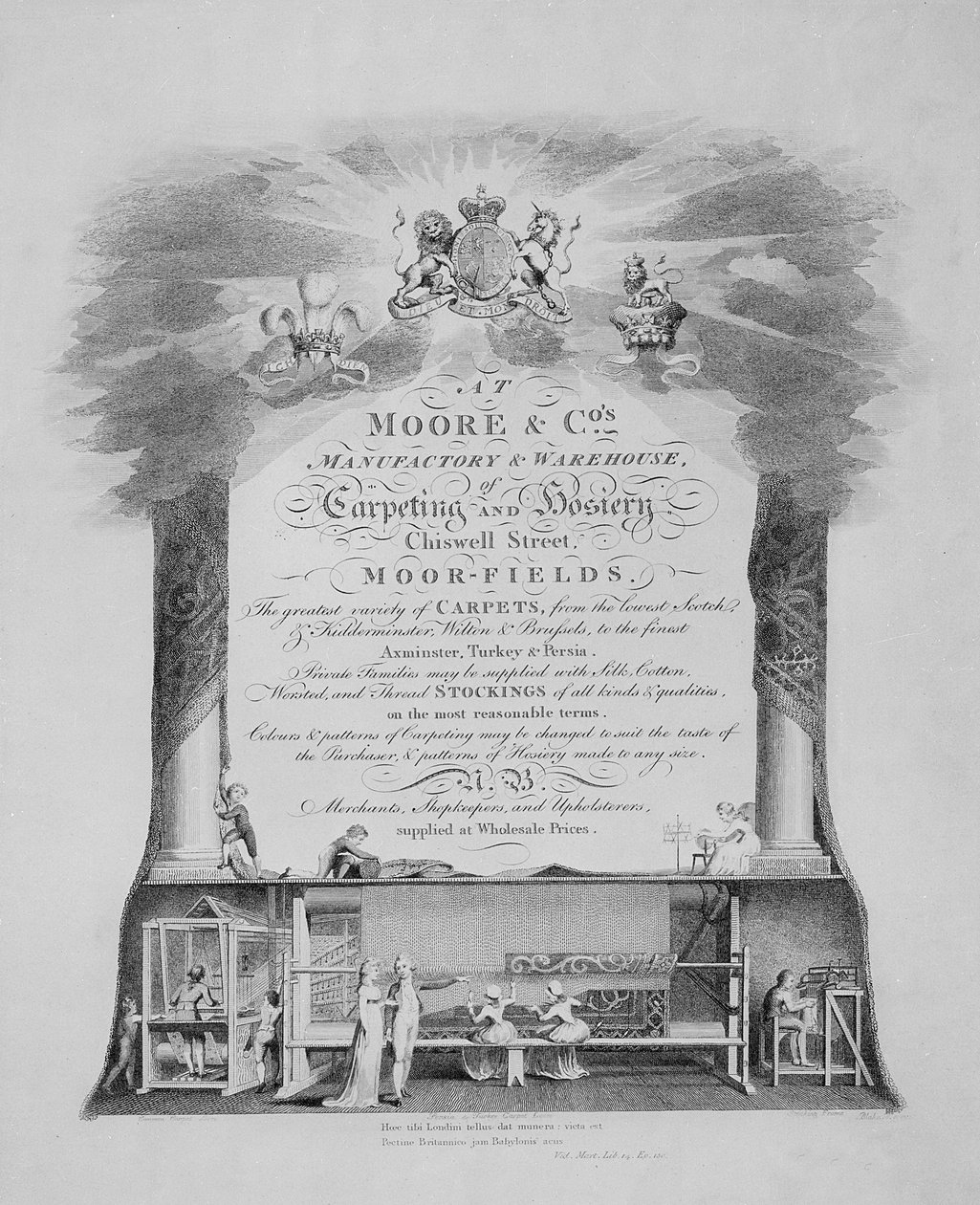 Tarjeta Comercial de Moore y Co. de English School