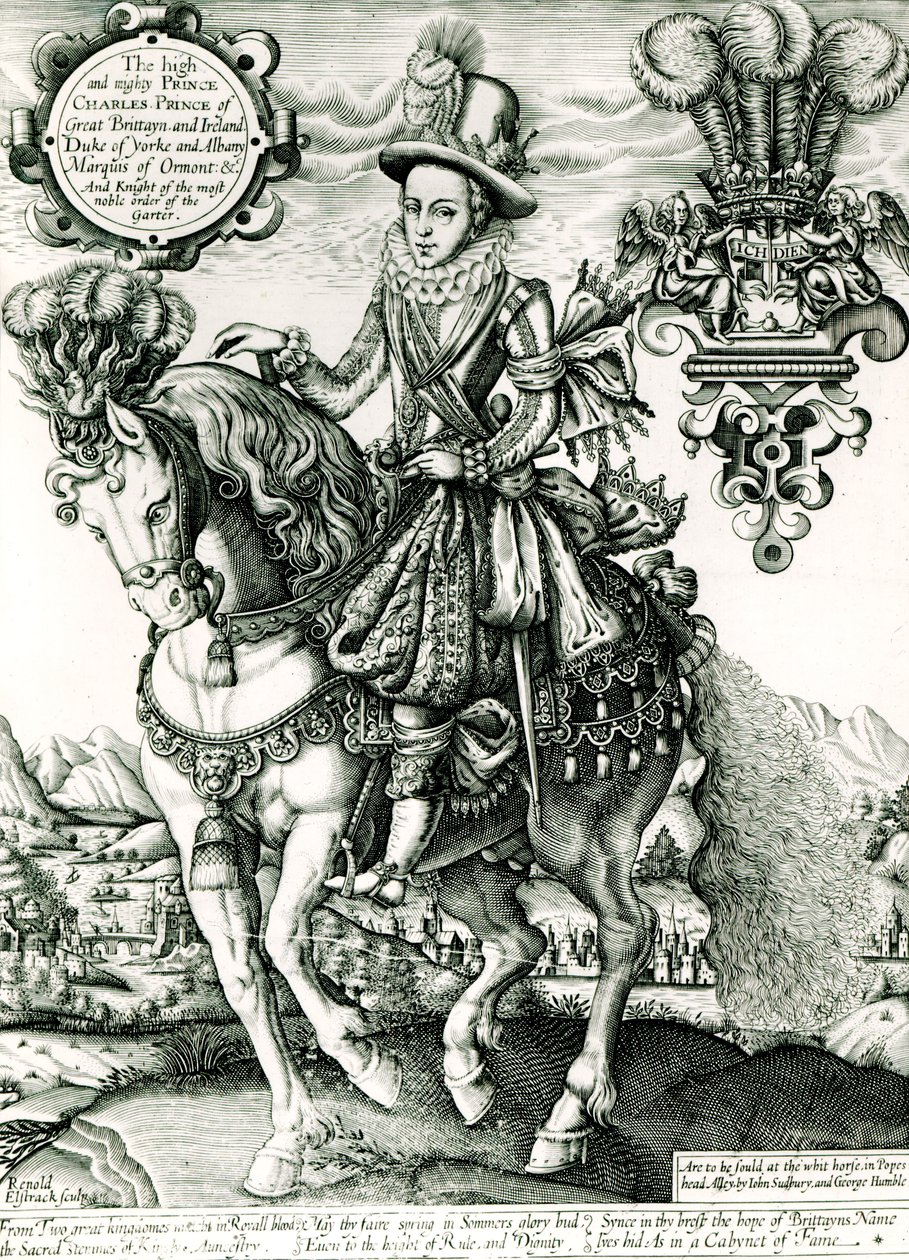 Retrato de Carlos I como príncipe de English School