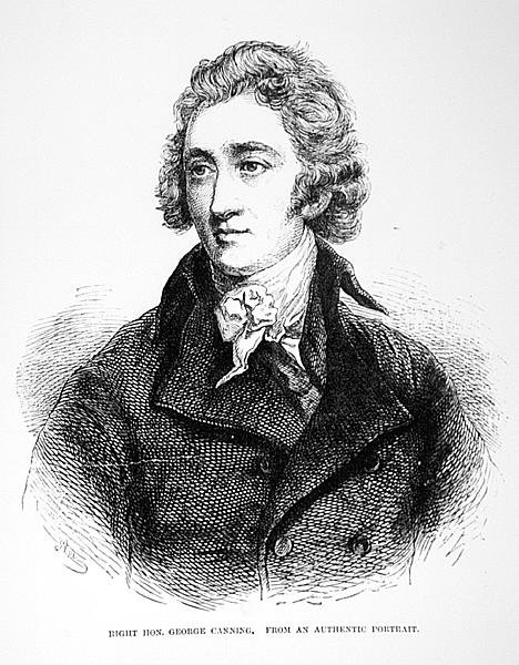 Retrato de George Canning (1770-1827) de English School