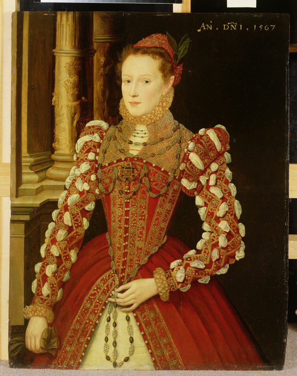 Retrato de una Mujer, 1567 de English School
