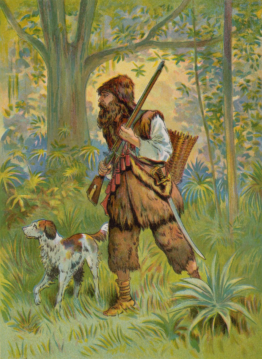 Robinson Crusoe cazando de English School