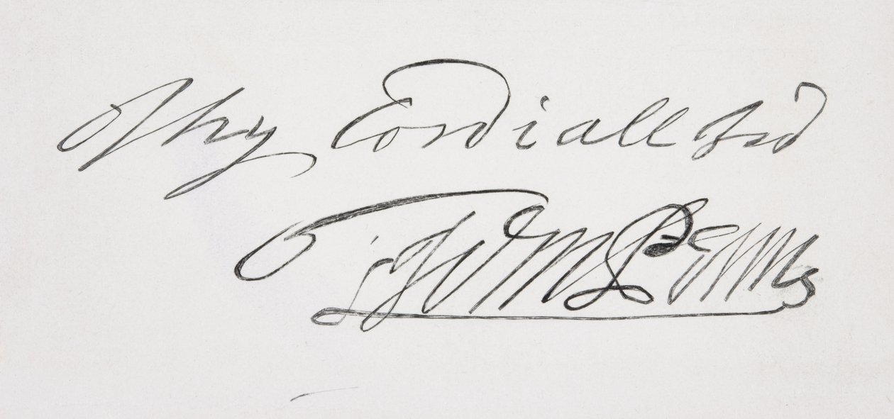 Firma de William Penn de English School