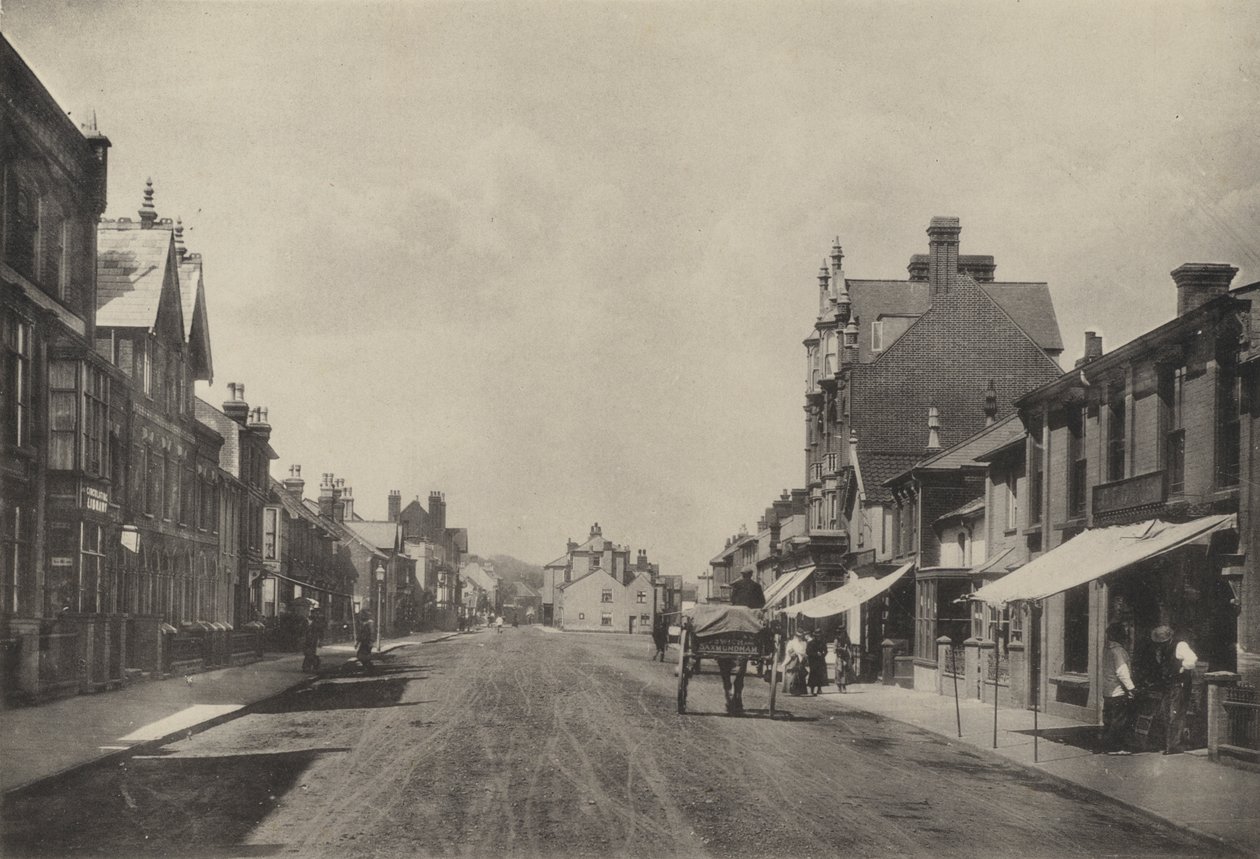 Aldeburgh, Calle Alta (foto en blanco y negro) de English Photographer