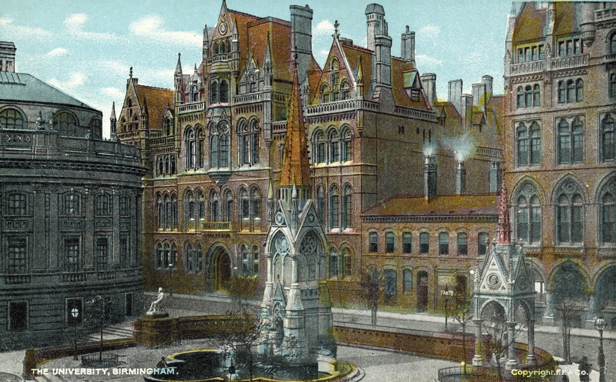 Universidad de Birmingham (foto en color) de English Photographer