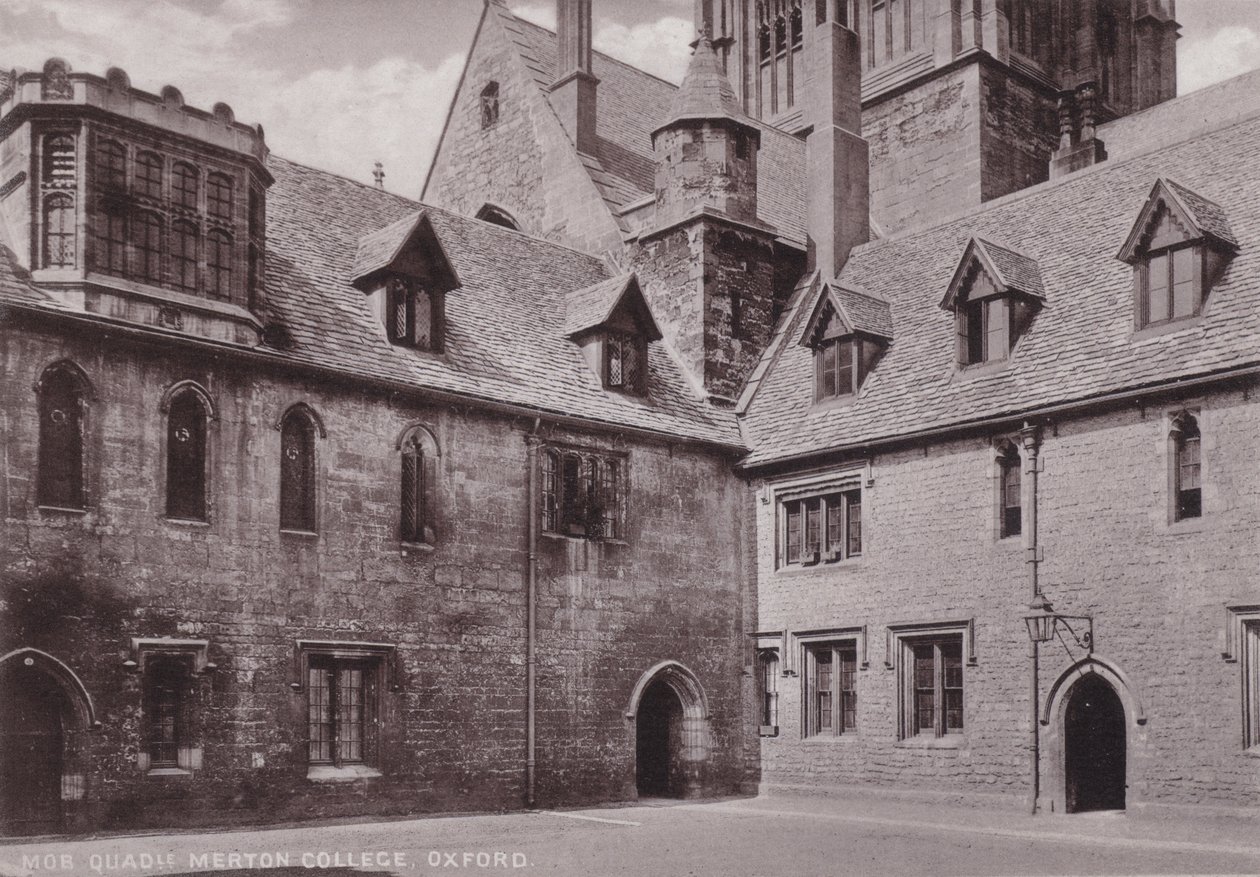 Cuadrángulo Mob del Colegio Merton, Oxford de English Photographer