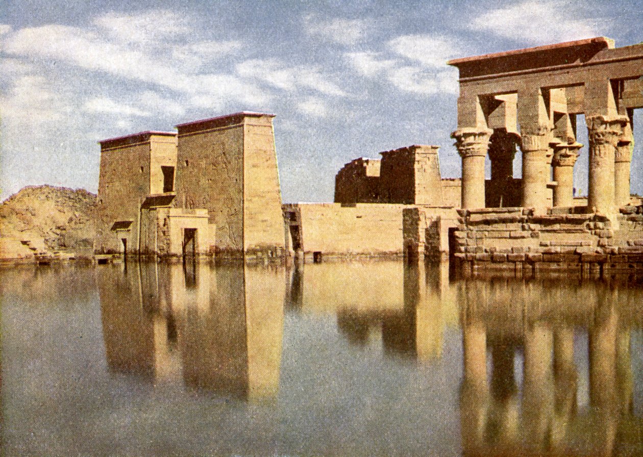 Ruinas del Templo de Filae, Egipto de English Photographer