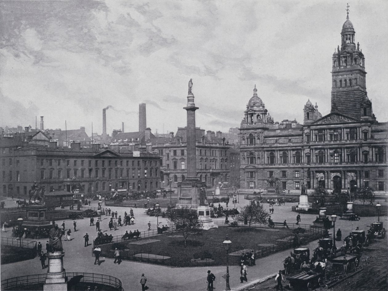 Escocia: Glasgow, Plaza George de English Photographer